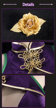 Load image into Gallery viewer, IN STOCK UWOWO C.C. Cosplay Codee Geasss: C.C. CC Purple Cheongsam Cosplay Costume Purple Dress Halloween Costume