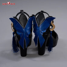 Load image into Gallery viewer, UWOWO Genshin Impact Keqing Cosplay Shoes New Skin Uniform Lantern Rite Outfit Ke Qing Formal Dress Game Halloween High-Heels