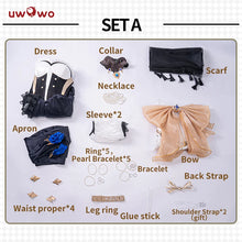 Load image into Gallery viewer, IN STOCK UWOWO Navia Cosplay Game Genshin Impact Fanart Navia Gown Dress Cosplay Costume Halloween Costume