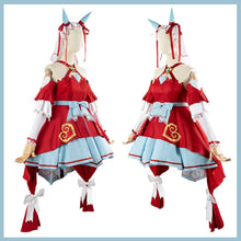 Load image into Gallery viewer, Anime Game Umamusume: Pretty Derby Still in Love Cosplay Costume Wig Red Princess Dress Lolita Woman Sexy Lovely Christmas Suit