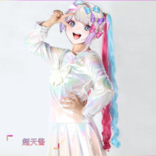 Load image into Gallery viewer, 【Wetrose】In Stock NEEDY GIRL OVERDOSE Amechan K Angel Cosplay Costume Game Seifuku Full Set JK Chou Zetsu Sai Kawa Ten Shi Chan