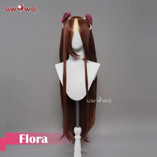 Load image into Gallery viewer, UWOWO Cosplay Flora Wig Fairy Wings Cosplay Wigs Long Brown Hair
