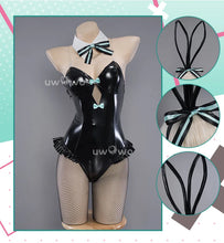 Load image into Gallery viewer, IN STOCK UWOWO Mikku Bunny Cosplay with Headband Black Mikku Cosplay Costume Bodysuit Canival Halloween Outfits