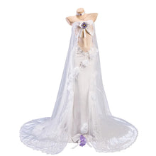 Load image into Gallery viewer, IN STOCK UWOWO Musashii Cosplay Game Azur Lanee Musashii Oath Dress 'Purest Wisteria' Bride Cosplay Costume Halloween Costume