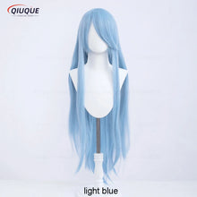 Load image into Gallery viewer, 73 Colors 100cm Long Straight Cosplay Wig Anime Compatible Universal Omopinenet Heat Resistant Synthetic Hair Wigs + Wig Cap