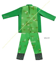 Load image into Gallery viewer, Cosplay Costumes Boys Children M I New Green E Clothes Gray Onesie Child St e Ve Game Character Performance Christmas Halloween