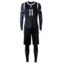 Load image into Gallery viewer, Anime Blue Lock Cosplay Nagi Seishiro Costume White Black Jersey Football Jumpsuit Bodysuit Halloween Carnival Party Clothes