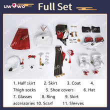 Load image into Gallery viewer, UWOWO Hutao Cosplay Collab Series: Game Genshin impact Hutao Cherries Snow Laden outfit Lantern Rite Cosplay Costume