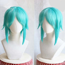 Load image into Gallery viewer, Land Of The Lustrous Women Phosphophyllite Wig Adult Green Cosplay Wig Anime Cosplay Costumes accessories Role Play Cosplay