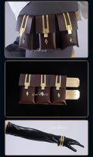 Load image into Gallery viewer, IN STOCK UWOWO Caitlyn Cosplay Game LOL Caitlyn Arcane Commander Cosplay Costume With Cloak Hat Prop Halloween Costume