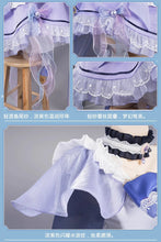 Load image into Gallery viewer, 【Wetrose】In Stock Kokomi Maid Cosplay Costume Genshin Impact Artist's Exclusive Fanart Sangonomiya Dress Set Wig Halloween Xmas