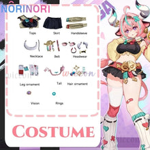 Load image into Gallery viewer, Varesa Cosplay Game Genshin Impact Varesa Cosplay Wig Horn Accessory Uniform New Dress Suit Anime Shoes Carnival Party Outfit