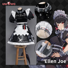 Load image into Gallery viewer, IN STOCK UWOWO Game Zenless Zone Zero Cosplay /ZZZ Cosplay Ellen Joe Maid Cosplay Costume With Shark Tail Halloween Costume