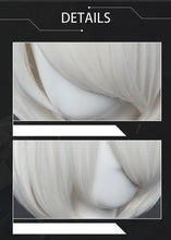 Load image into Gallery viewer, UWOWO Nierr: Automataa 2B Wig Cosplay Wig Yorhaa 2B Cosplay Wig 30cm Milky White Short Hair