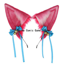 Load image into Gallery viewer, Ahri LOL Cosplay Costume Wig Ear Spirit Blossom League of Legends Cosplay Outfits Anime Halloween Party Costumes for Women Girl
