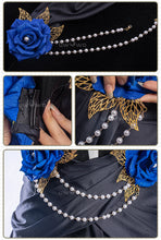 Load image into Gallery viewer, IN STOCK UWOWO Navia Cosplay Game Genshin Impact Fanart Navia Gown Dress Cosplay Costume Halloween Costume