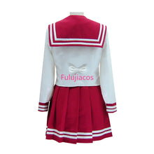Load image into Gallery viewer, Fulujiacos Womens Konata Izumi Cosplay Costume School Uniform Sailor Dress Halloween Outfit Custom
