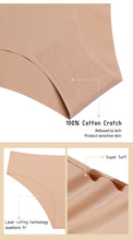Load image into Gallery viewer, 3 Pcs Set Seamless Panties for Women Breathable Low Waist Sexy Underwear Solid Silk Briefs Invisible Seamless Panties Woman