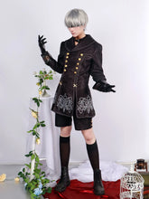 Load image into Gallery viewer, Anime Nier Automata Cosplay 9S Yorha 2B Cosplay Suit Male Women Outfit Wig Disguise Costume Plus Size Fancy Party Black Dress