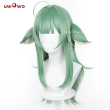 Load image into Gallery viewer, IN STOCK UWOWO Honkai Star Rail Huohuo Cosplay Wig HSR Huo Huo Cosplay Wigs Green Middle Hair