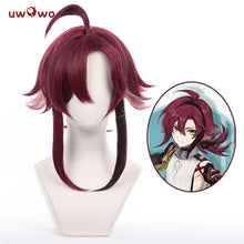 Load image into Gallery viewer, IN STOCK UWOWO Game Genshin Impact Cosplay Wig Shikanoin Heizou Wig 50 CM Short Hair Heat Resistant
