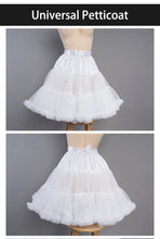Load image into Gallery viewer, UWOWO Universal Black White Nahida Petticoat Crinolines Genshin Impact Maid Ver Best Match Petticoat Adjustable Bustle Pannier