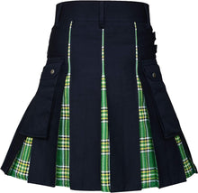 Load image into Gallery viewer, CLOUD KILT " Kilt for Men, Utility Kilt, 100% Cotton Jeans Hybrid Kilt, Modern Box Pleated Tartan Traditional Men's Kilt