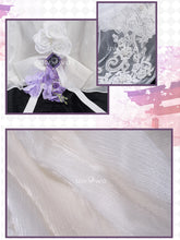 Load image into Gallery viewer, IN STOCK UWOWO Musashii Cosplay Game Azur Lanee Musashii Oath Dress 'Purest Wisteria' Bride Cosplay Costume Halloween Costume