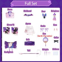 Load image into Gallery viewer, UWOWO Yumemizuki Mizuki Cosplay Collab Series: Game Genshin Impact Yumemizuki Mizuki Cosplay Costume With Fan