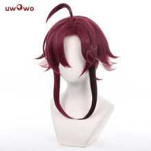 Load image into Gallery viewer, IN STOCK UWOWO Game Genshin Impact Cosplay Wig Shikanoin Heizou Wig 50 CM Short Hair Heat Resistant