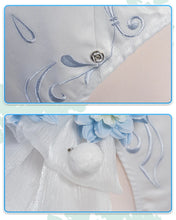 Load image into Gallery viewer, IN STOCK UWOWO Mikku Cosplay Costume Flower Fairy Dress Full Set Anime Cute Women White Bunny Jumpsuit Halloween Costumes