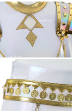 Load image into Gallery viewer, UWOWO Zoey Cosplay Collab Series: Kpop Huntrix Zoey White Holographic Performance Cosplay Costume XS-3XL Halloween Costume