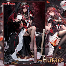 Load image into Gallery viewer, LAST BATCH UWOWO Genshin Impact Fanart Hutao Succubus Hutao Cosplay Costume Hu Tao Costume with Wings Tail Dress Cosplay Outfit