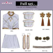 Load image into Gallery viewer, UWOWO Zoey Cosplay Collab Series: Kpop Huntrix Zoey White Performance Cosplay Costume XS-3XL Halloween Costume