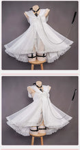 Load image into Gallery viewer, IN STOCK UWOWO Anime Mikku Cosplay Costume White Dress Full Set Mikku Chan Halloween Costumes White Dress Outfit