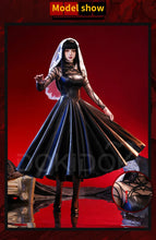 Load image into Gallery viewer, IN STOCK Osaragi Cosplay Costume Manga Anime DokiDoki-SR Women Black Dress Costume Ms. Osaragi Cosplay Halloween