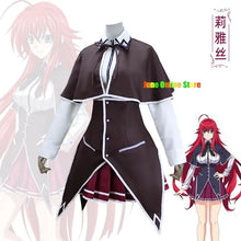 Load image into Gallery viewer, Anime High School D×D DxD Rias Gremory Cosplay Costume Wig Cloak Top Skirt Adult Sexy Woman Child Uniform Hallowen Suit