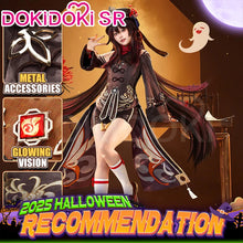 Load image into Gallery viewer, IN STOCK Hutao Cosplay Game Genshin Impact Cosplay【Size S-XXL】DokiDoki-SR HuTao Costume Metal Accessories Halloween Plus Size
