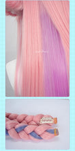 Load image into Gallery viewer, UWOWO Yae Miko Cosplay Wig Genshin Impact Fanart Yae Miko Illustration Hair 100cm Pink Long Hair Halloween Cosplay Wig