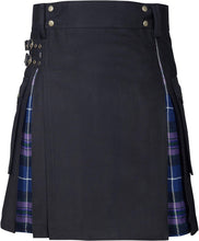 Load image into Gallery viewer, CLOUD KILT " Kilt for Men, Utility Kilt, 100% Cotton Jeans Hybrid Kilt, Modern Box Pleated Tartan Traditional Men's Kilt