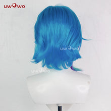 Load image into Gallery viewer, UWOWO Jinx Wig Game LOL: Arcane2 Fractured Jinx Cosplay Costume Wig Long Lace Wig Blue Hair Heat Resistant