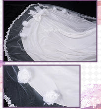 Load image into Gallery viewer, IN STOCK UWOWO Musashii Cosplay Game Azur Lanee Musashii Oath Dress 'Purest Wisteria' Bride Cosplay Costume Halloween Costume