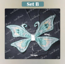 Load image into Gallery viewer, IN STOCK UWOWO Bloomm Anime Cosplay Costume Big Fairy Wings Cosplay Princes Costume Outfit Butterfly Halloween Costumes