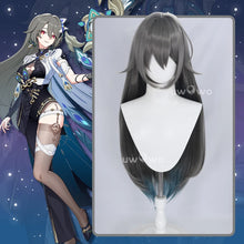 Load image into Gallery viewer, UWOWO Vita Wig Game Honkai Impact 3 Vita Cosplay Wig Long Hair Gray Hair Heat Resistant