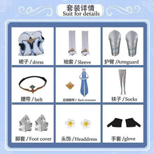 Load image into Gallery viewer, Genshin Impact Game Lumine Cosplay Costumes Halloween Carnival Party Clothes for Women Girls Cute Dress Suit Wig Full Sets