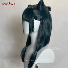 Load image into Gallery viewer, UWOWO Maomao Wig Anime The Apothecaryy Diaries Maomao Frog Green Hanfu Style Hunt Cosplay Wig Long Dark Green Wig New suit