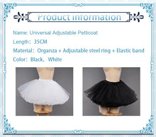 Load image into Gallery viewer, UWOWO Genshin Impact Maid Ver Petticoat For Hutao Kokomi Ayaka Ganyu Keqing Universal Maid Crinoline Black White Maid Best Match