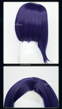 Load image into Gallery viewer, UWOWO Caitlyn Wig Game LOL: Caitlyn Arcane Commander Cosplay Wig Lace Wig High Quality Dark Blue Hair