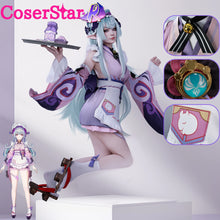 Load image into Gallery viewer, CoserStar-R Game GenshinImpact Mizuki Yumemizuki Cosplay Costume Yumemizuki Mizuki Cosplay Dress Comic Animation Party Wig Shoes