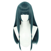 Load image into Gallery viewer, IN STOCK UWOWO Maomao Wig Anime The Apothecaryy Diaries Maomao Dance Dress Cosplay Wig Long Dark Green Wig 80CM